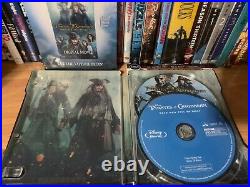 PIRATES OF THE CARIBBEAN 1-5 Blu-ray 4 & 5 SteelBook Plus 1 & 5 4K