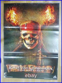 PIRATES OF THE CARIBBEAN 2006 Rare Movie Poster India Promo Orig Ltd Stock ENG