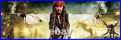 PIRATES OF THE CARIBBEAN 2011 Giant 107x190 Vinyl Double Side Promo Banner B/O