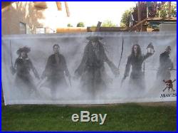 PIRATES OF THE CARIBBEAN AT WORLD'S END 2007 Original 6X16' Theater Lobby Banner