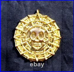 PIRATES OF THE CARIBBEAN Authentic Official Film Prop GOLD HOARD COIN & CRT