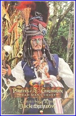 PIRATES OF THE CARIBBEAN CANNIBAL KING JACK SPARROW MMS57 16 Scale Figure Open