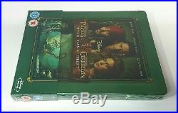PIRATES OF THE CARIBBEAN DEAD MAN'S CHEST Blu-ray STEELBOOK ZAVVI REGION FREE