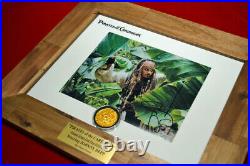 PIRATES OF THE CARIBBEAN Disney COIN Prop, DVD, JOHNNY DEPP Signed, DISNEY COA