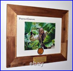 PIRATES OF THE CARIBBEAN Disney COIN Prop, DVD, JOHNNY DEPP Signed, DISNEY COA