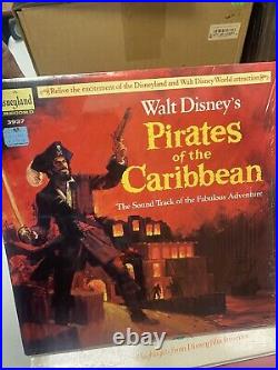 PIRATES OF THE CARIBBEAN LP DISNEYLAND 1968 withBook