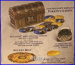 PIRATES OF THE CARRIBEAN Four-Movie Collection (Blu-ray/DVD, 15-Disc Set)1 LEFT