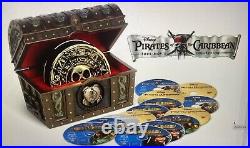 PIRATES OF THE CARRIBEAN Four-Movie Collection (Blu-ray/DVD, 15-Disc Set)1 LEFT