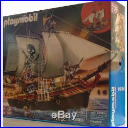 PLAYMOBIL PIRATE ATTACK SHIP Pirate Ship Toy Set #5135 Brand New Unopened Box