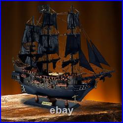 Pirate Ship Model Black Pearl Pirates of the Caribbean Fully Assembled Handmade