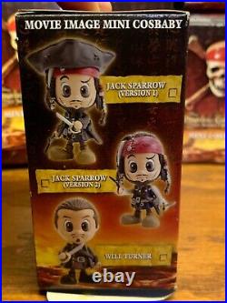 Pirates Of The Caribbean 3 Mini Cosbaby Set Of 5 Hot Toys Rare