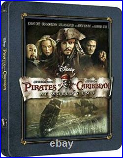 Pirates Of The Caribbean At World's End Blu-Ray Steelbook Disney, Zavvi NEW