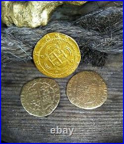 Pirates Of The Caribbean Black Pearl Screen Used Coins Genuine Movie Film Props