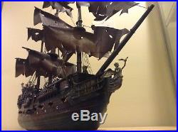 Pirates Of The Caribbean Black Pearl Ship Hawthorne Village Movie Statue Rare