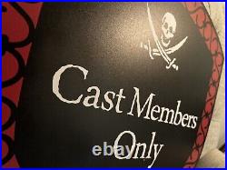 Pirates Of The Caribbean Cast Members Only Sign Prop Replica 18x18 POTC WDW