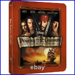 Pirates Of The Caribbean Curse Of The Black Pearl Blu-Ray Collectible Steelbook