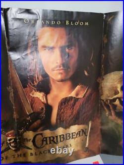 Pirates Of The Caribbean Curse Of The Black Pearl Movie Poster Vintage Disney
