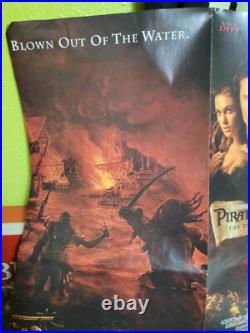 Pirates Of The Caribbean Curse Of The Black Pearl Movie Poster Vintage Disney