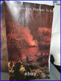 Pirates Of The Caribbean Curse Of The Black Pearl Movie Poster Vintage Disney