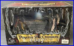 Pirates Of The Caribbean Cursed Barbossa Vs. Cursed Sparrow Box Set Neca
