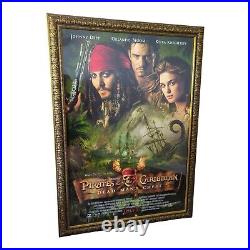 Pirates Of The Caribbean Dead Man's Chest Poster Signed Depp, Bloom, Knightley+