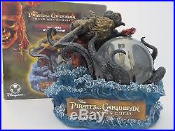 Pirates Of The Caribbean Dead Man's Chest Snow Globe In Original Box Mib