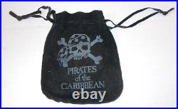 Pirates Of The Caribbean Doubloon Set Treasure Coin Pouch Rare Early Disneyworld