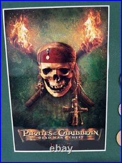 Pirates Of The Caribbean Framed Coin Props