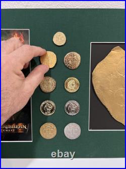 Pirates Of The Caribbean Framed Coin Props