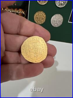 Pirates Of The Caribbean Framed Coin Props