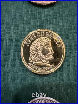 Pirates Of The Caribbean Framed Coin Props