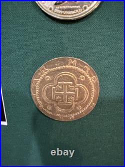 Pirates Of The Caribbean Framed Coin Props