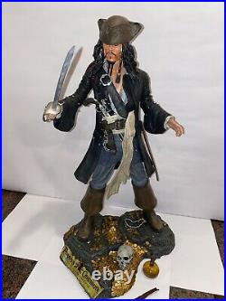 Pirates Of The Caribbean Jack Sparrow Statue Neca Limited Edition 393/1000 Rare