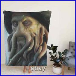 Pirates Of The Caribbean Movie Davy Jones Fleece Blanket