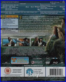 Pirates Of The Caribbean On Stranger Tides BLU-RAY UK STEELBOOK NEW