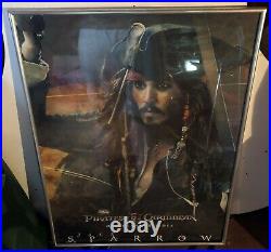 Pirates Of The Caribbean On Stranger Tides Jack Sparrow Poster Board With Frames
