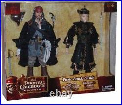 Pirates Of The Caribbean Potc Jack Sparrow Elizabeth Swann Rare 12 Figure Set
