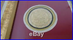 Pirates Of The Caribbean Production Gold Coin (used on film) in Framed Display