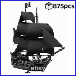 Pirates Of The Caribbean Ship Queen's Revenge Warship Black Pearl Build (BLACK)