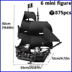 Pirates Of The Caribbean Ship Queen's Revenge Warship Black Pearl Build (BLACK)