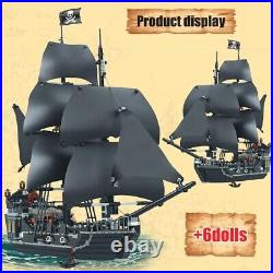 Pirates Of The Caribbean Ship Queen's Revenge Warship Black Pearl Build (BLACK)