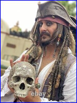 Pirates Of The Caribbean Skull Zane Wylie On A Real Human Skull RESIN REPLICA