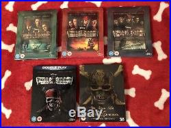 Pirates Of The Caribbean Steelbook Collection / Collectable Set