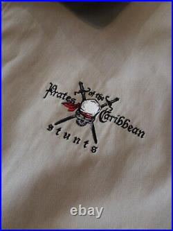 Pirates Of The Caribbean Stunts Lee Canvas Chore Barn Jacket Coat Large Disney