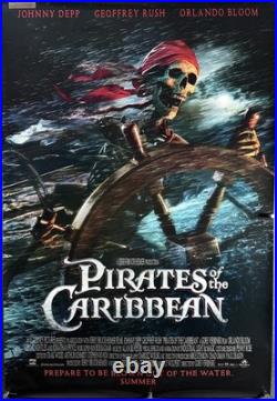 Pirates Of The Caribbean The Curse Of The Black Pearl Original Poster