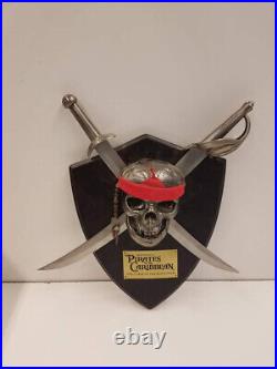 Pirates Of The Caribbean The Curse Of The Black Pearl Skull Swords Plaque