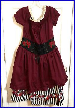 Pirates Of The Caribbean The Dress Shop Redd Women's Dress XL NWT Disney Parks