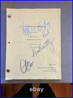 Pirates Of the Caribbean Curse of the Black Pearl Autographed Script (ORIGINAL) Pirates Of the Caribbean Curse of the Black Pearl Autographed Script (ORIGINAL)