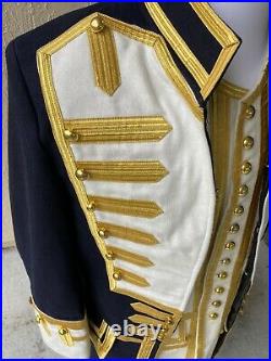 Pirates of The Caribbean Admiral General Officers Overcoat Frock Jacket Coat