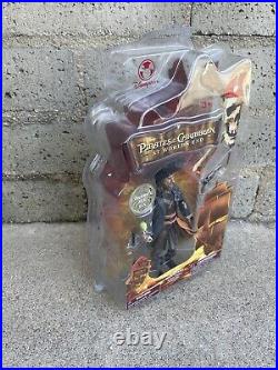 Pirates of The Caribbean At World's End Barbossa Disney Store Figure NEW RARE